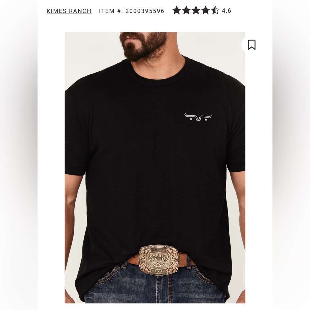 Kimes Ranch Black Graphic T-Shirt - Picture 4 of 8